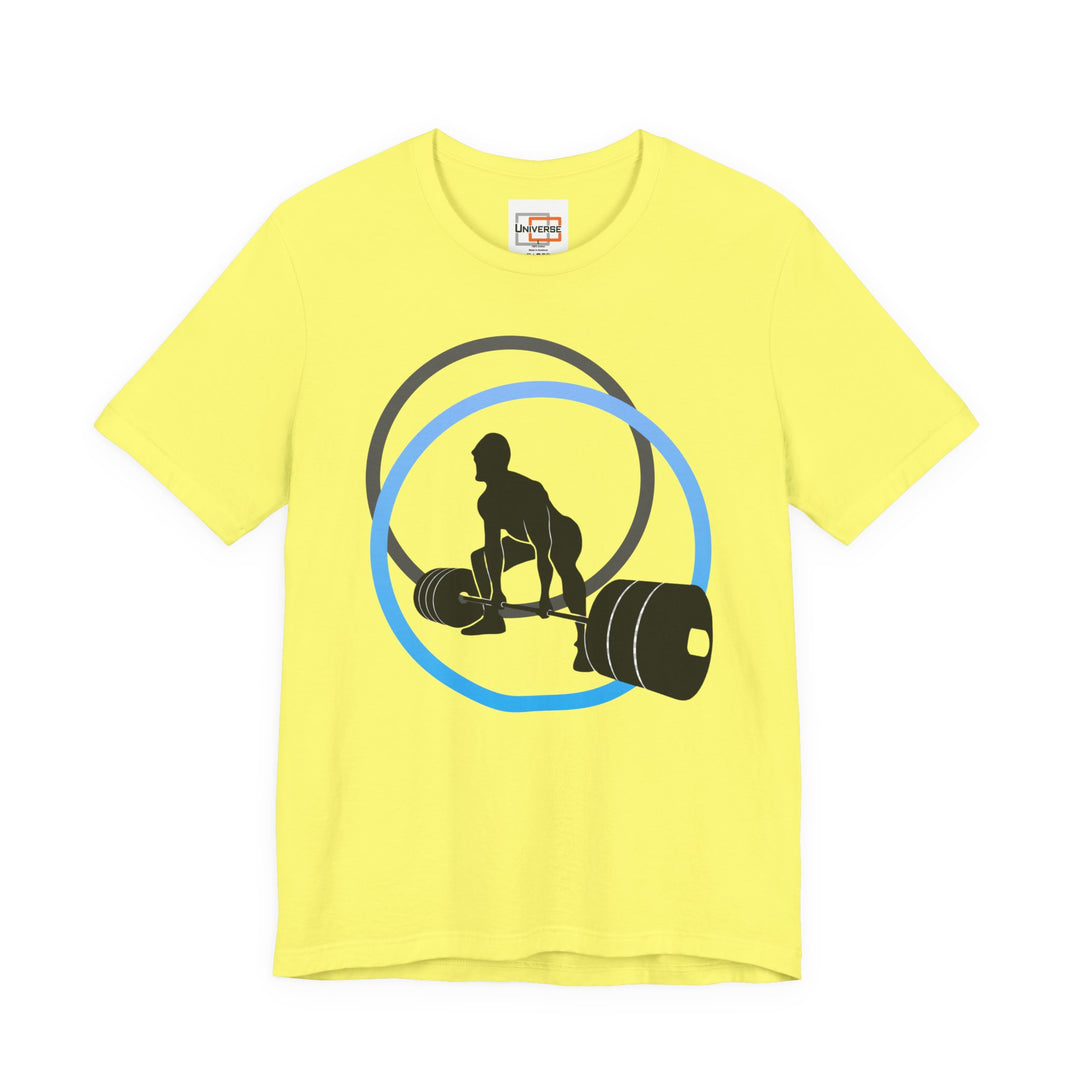 Minimal Deadlift Light — Unisex Graphic Tee | Universe