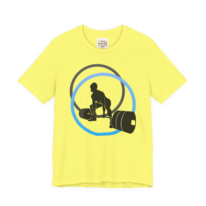 Minimal Deadlift Light — Unisex Graphic Tee | Universe