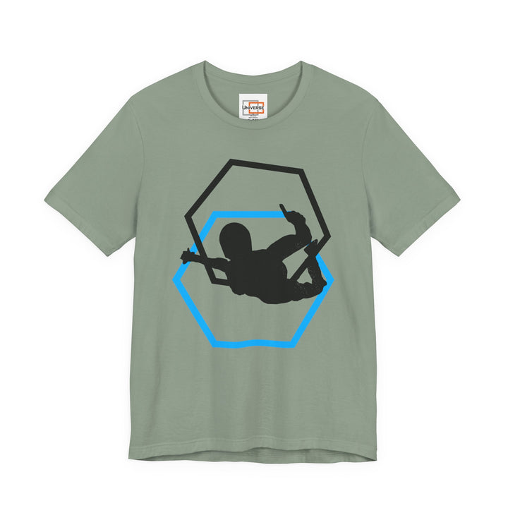 Minimal Skydiver Light — Unisex Graphic Tee | Universe