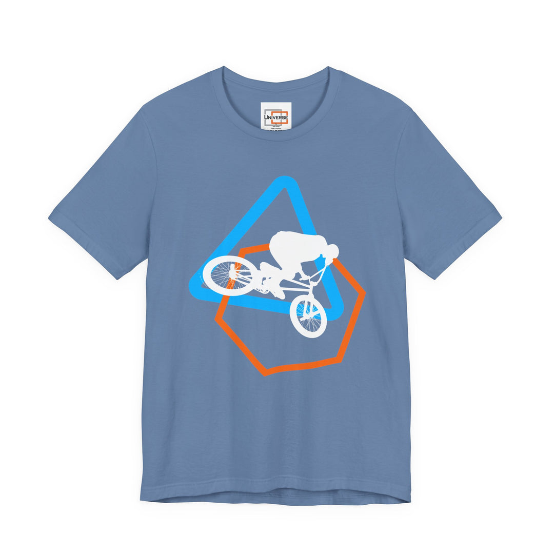 Minimal BMX Dark — Unisex Graphic Tee | Universe
