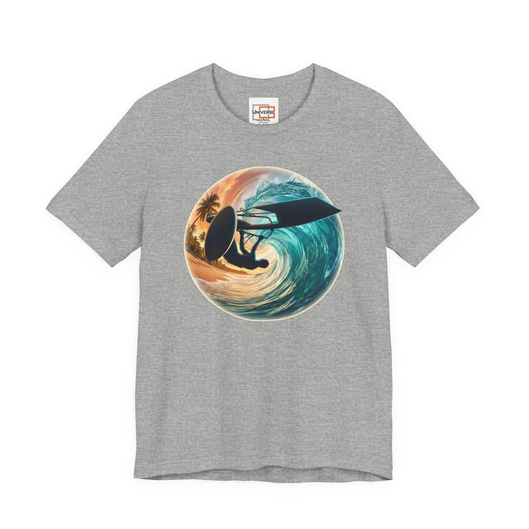 Windsurfer Wave Vortex — Unisex Graphic Tee | Universe