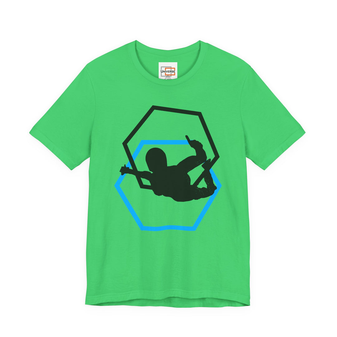 Minimal Skydiver Light — Unisex Graphic Tee | Universe