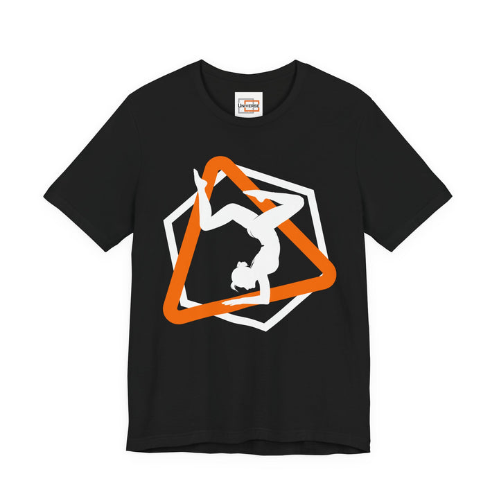 Minimal Yoga Dark — Unisex Graphic Tee | Universe