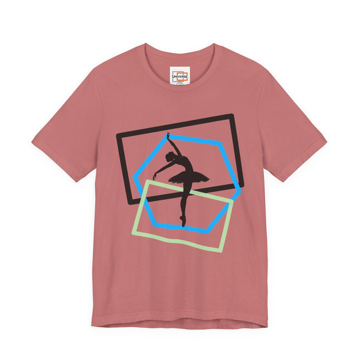 Minimal Ballerina Light — Unisex Graphic Tee | Universe
