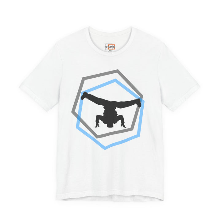 Minimal Breakdancer Light — Unisex Graphic Tee | Universe
