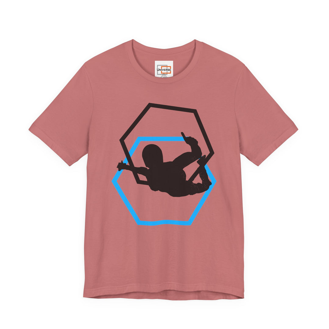 Minimal Skydiver Light — Unisex Graphic Tee | Universe