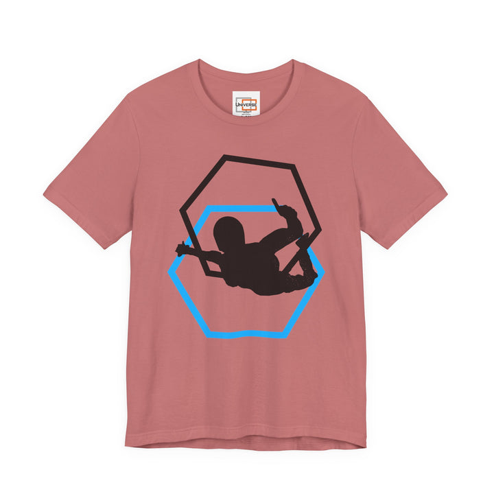Minimal Skydiver Light — Unisex Graphic Tee | Universe