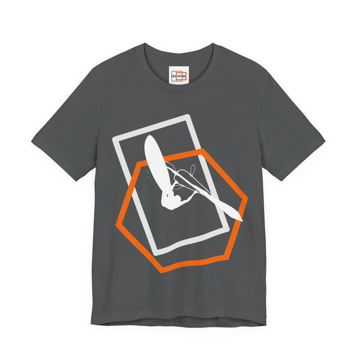 Minimal Windsurfer Dark — Unisex Graphic Tee | Universe