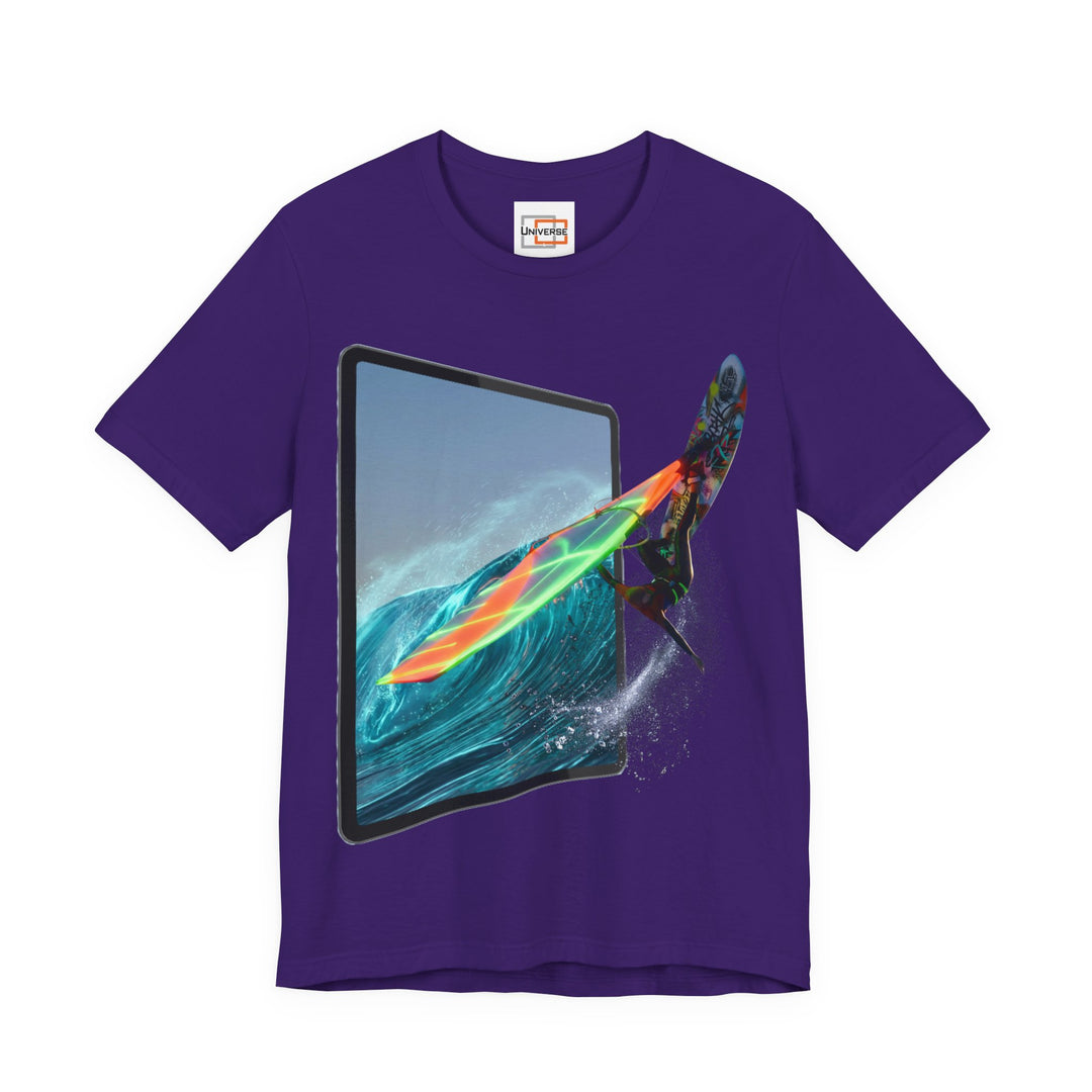Neon Wave sailor Portal— Unisex Graphic Tee | Universe