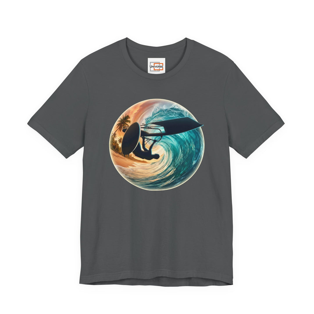 Windsurfer Wave Vortex — Unisex Graphic Tee | Universe