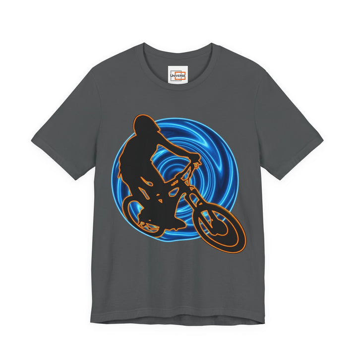 Neon MTB Vortex — Unisex Graphic Tee | Universe