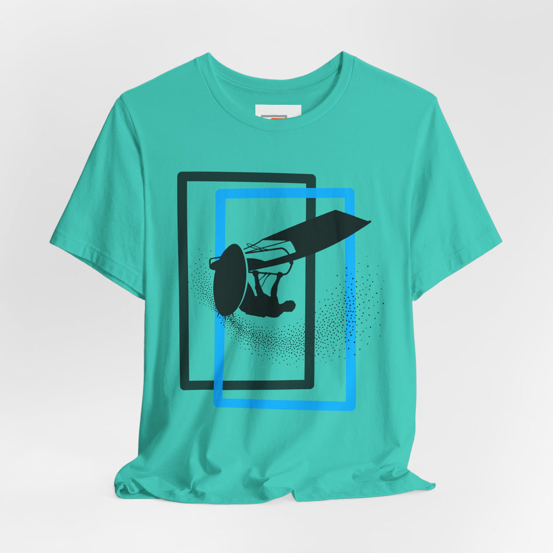 Minimal Windsurfer Light — Unisex Graphic Tee | Universe