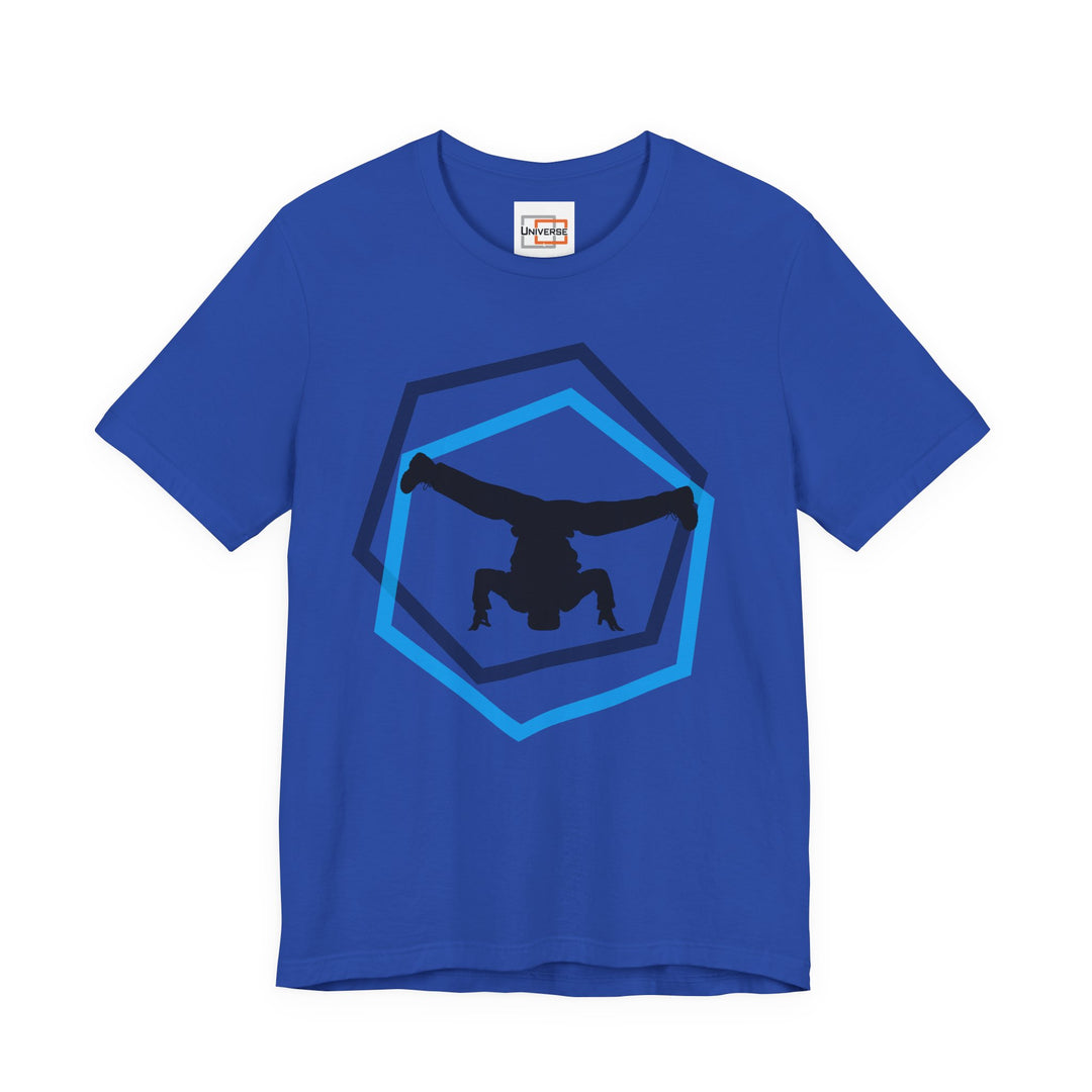 Minimal Breakdancer Light — Unisex Graphic Tee | Universe