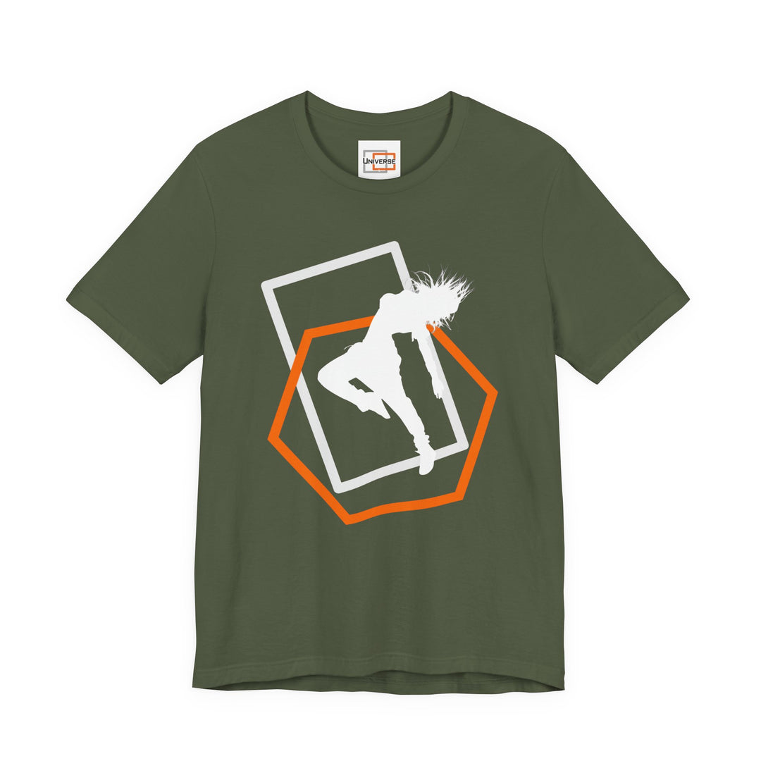 Minimal Street Dancer Dark — Unisex Graphic Tee | Universe