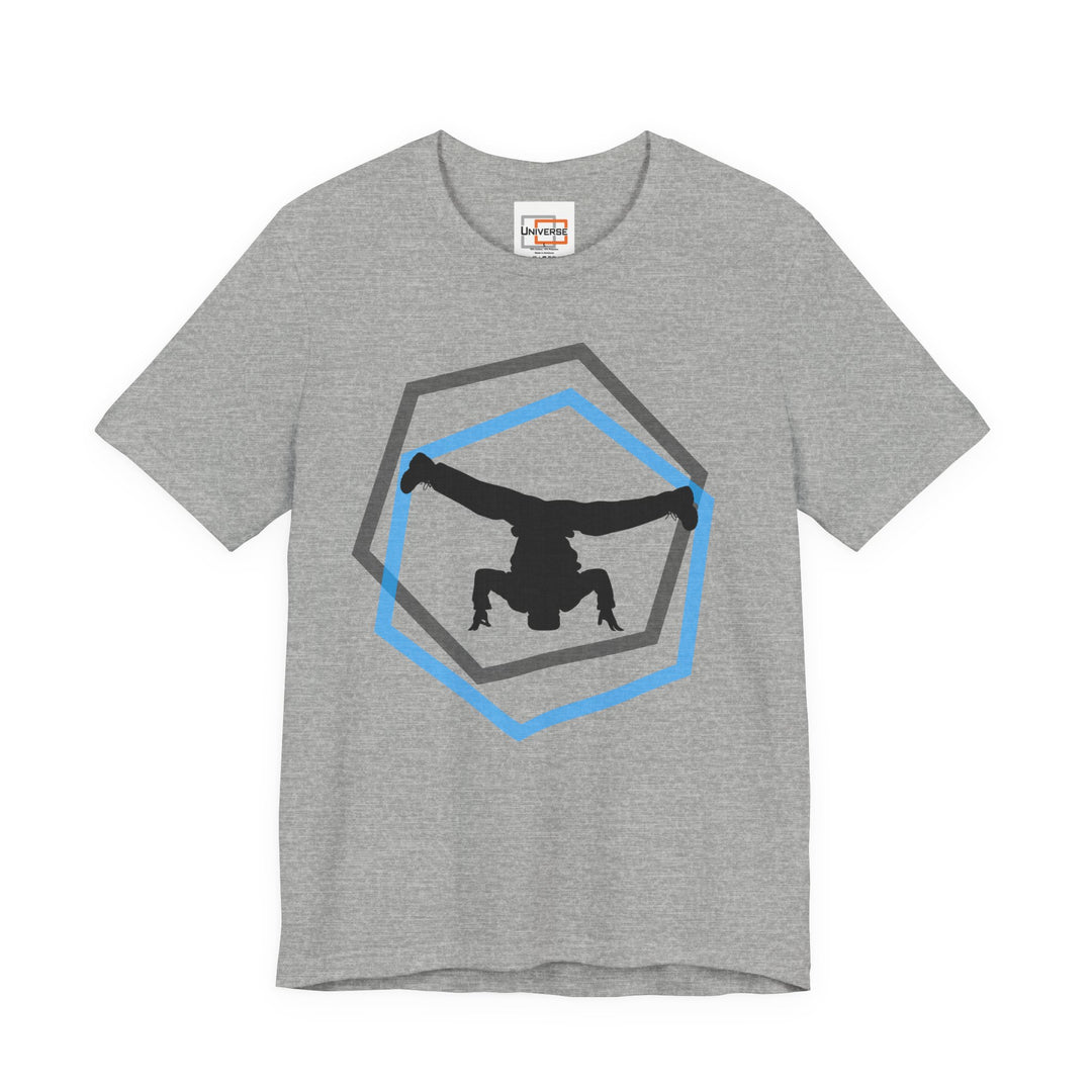Minimal Breakdancer Light — Unisex Graphic Tee | Universe