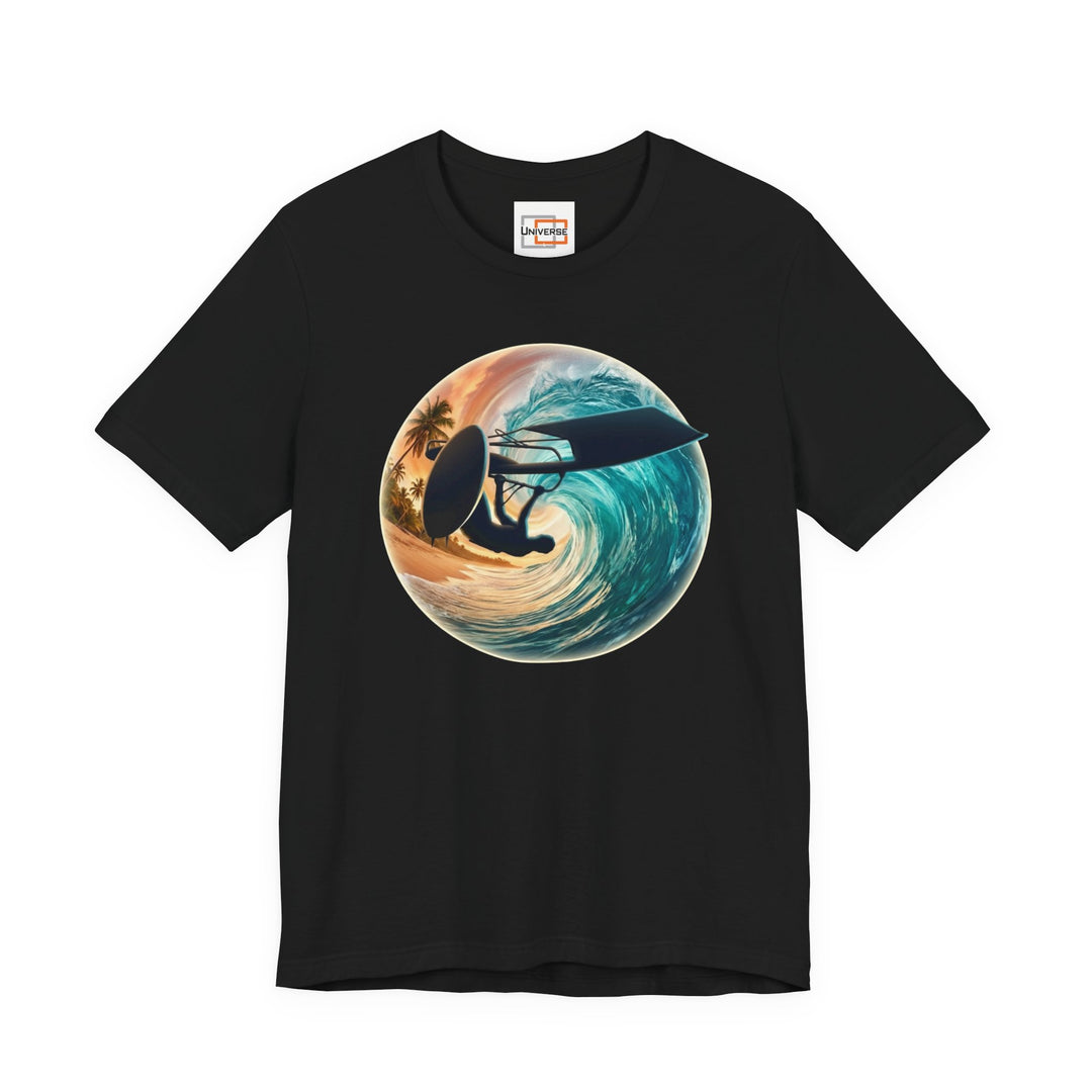 Windsurfer Wave Vortex — Unisex Graphic Tee | Universe