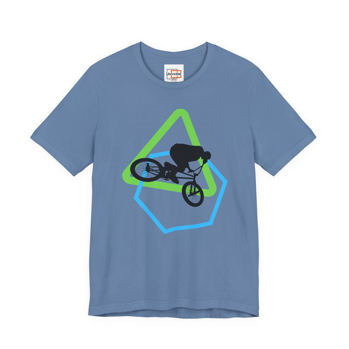 Minimal BMX Light — Unisex Graphic Tee | Universe
