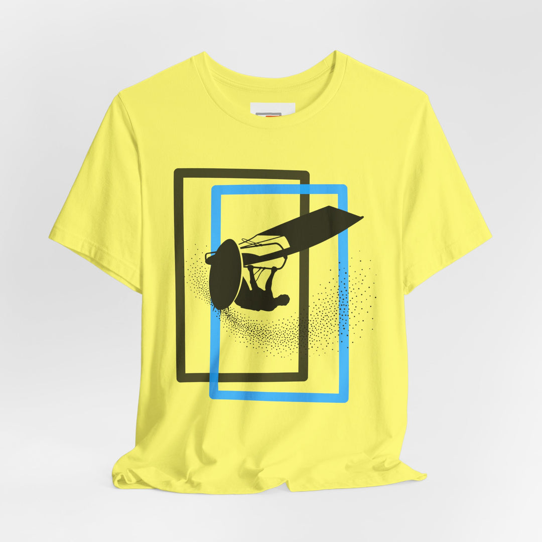Minimal Windsurfer Light — Unisex Graphic Tee | Universe