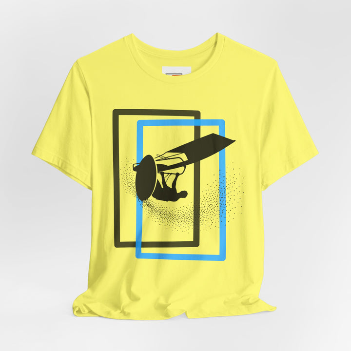 Minimal Windsurfer Light — Unisex Graphic Tee | Universe