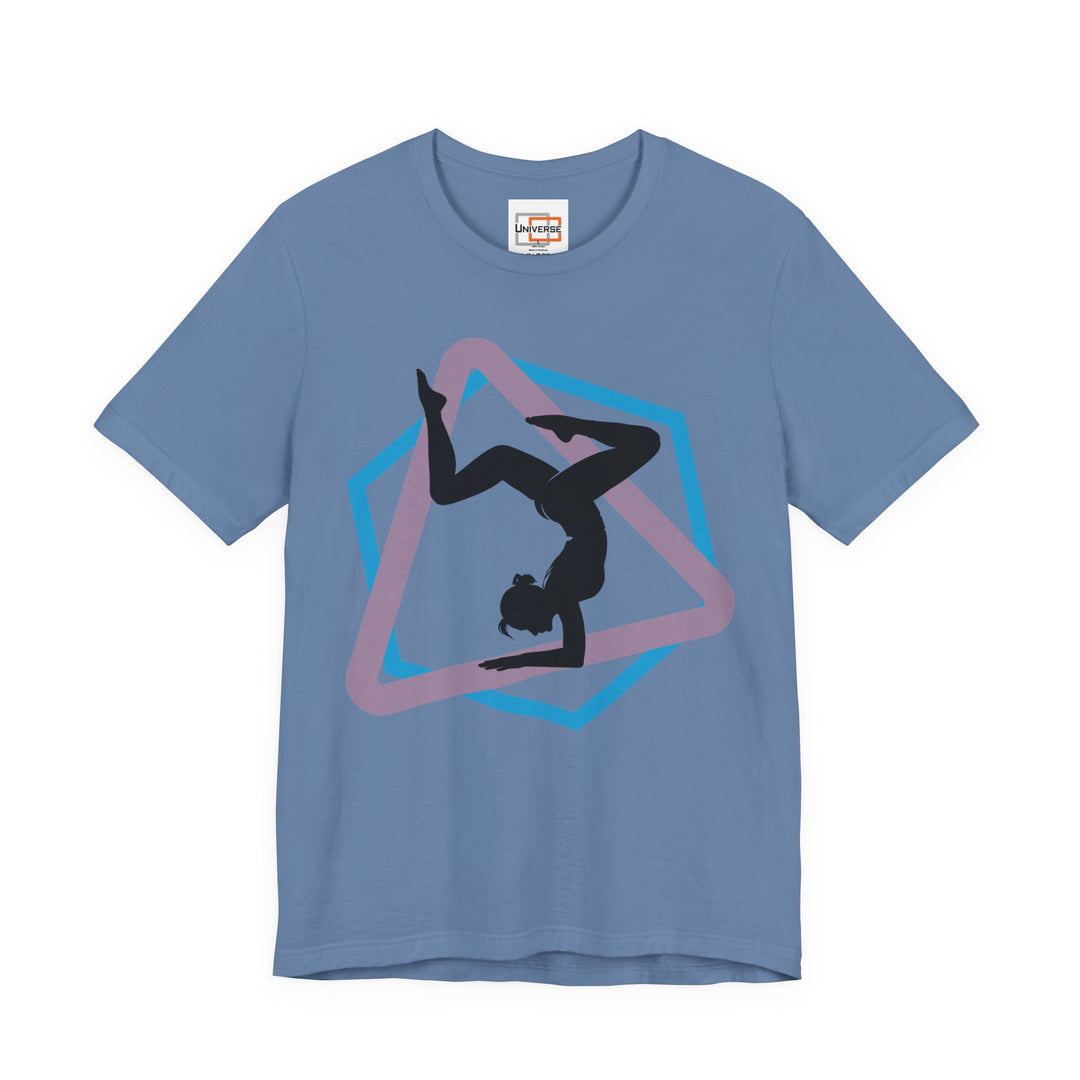 Minimal Yoga Light — Unisex Graphic Tee | Universe