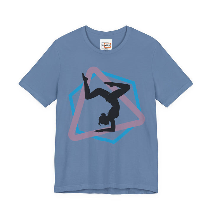 Minimal Yoga Light — Unisex Graphic Tee | Universe