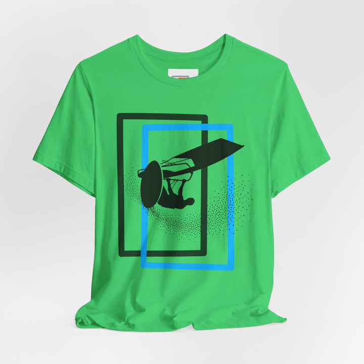 Minimal Windsurfer Light — Unisex Graphic Tee | Universe