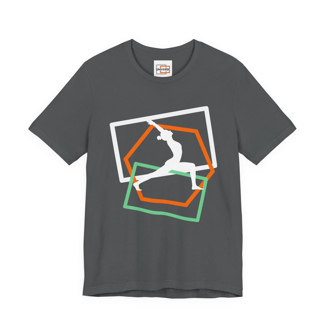 Minimal Yoga Dark — Unisex Graphic Tee | Universe