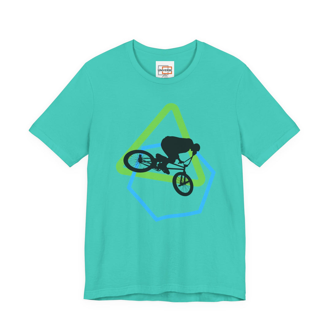 Minimal BMX Light — Unisex Graphic Tee | Universe