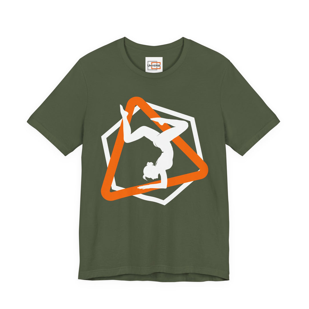 Minimal Yoga Dark — Unisex Graphic Tee | Universe