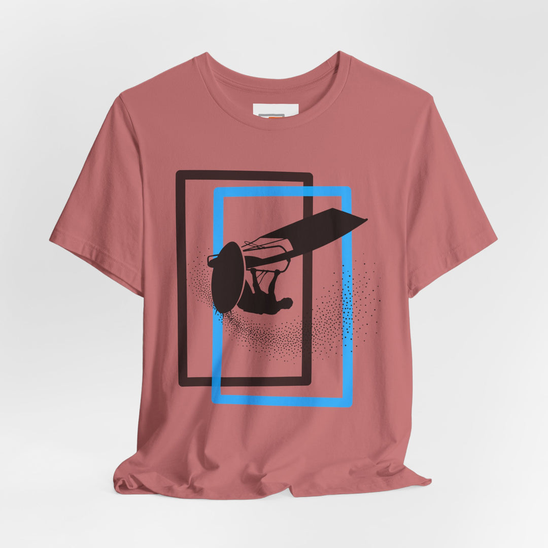 Minimal Windsurfer Light — Unisex Graphic Tee | Universe