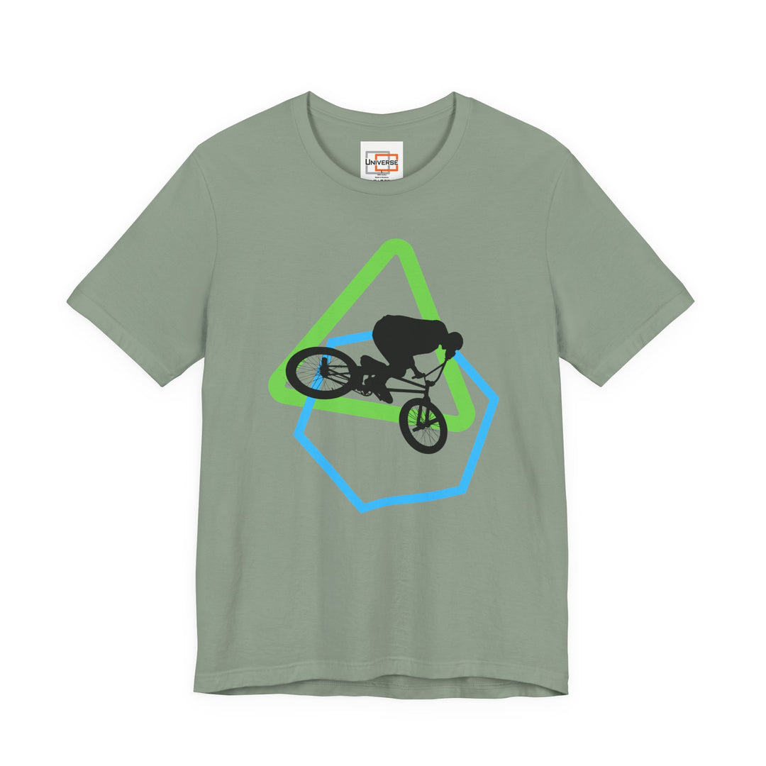 Minimal BMX Light — Unisex Graphic Tee | Universe