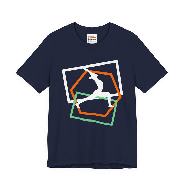 Minimal Yoga Dark — Unisex Graphic Tee | Universe