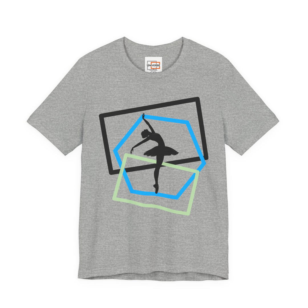Minimal Ballerina Light — Unisex Graphic Tee | Universe