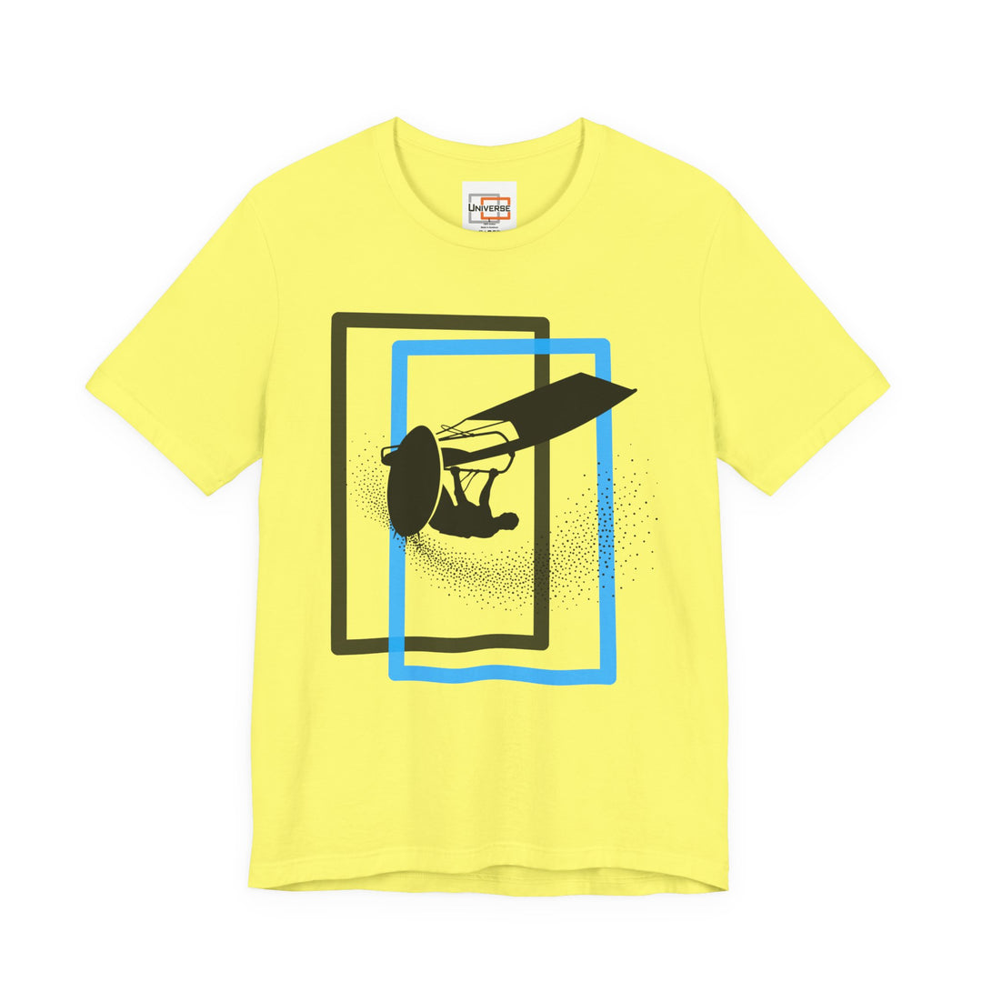Minimal Windsurfer Light — Unisex Graphic Tee | Universe