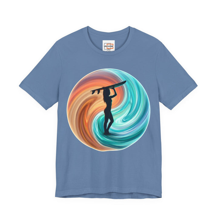 Surf Yin Yang Vortex — Unisex Graphic Tee | Universe