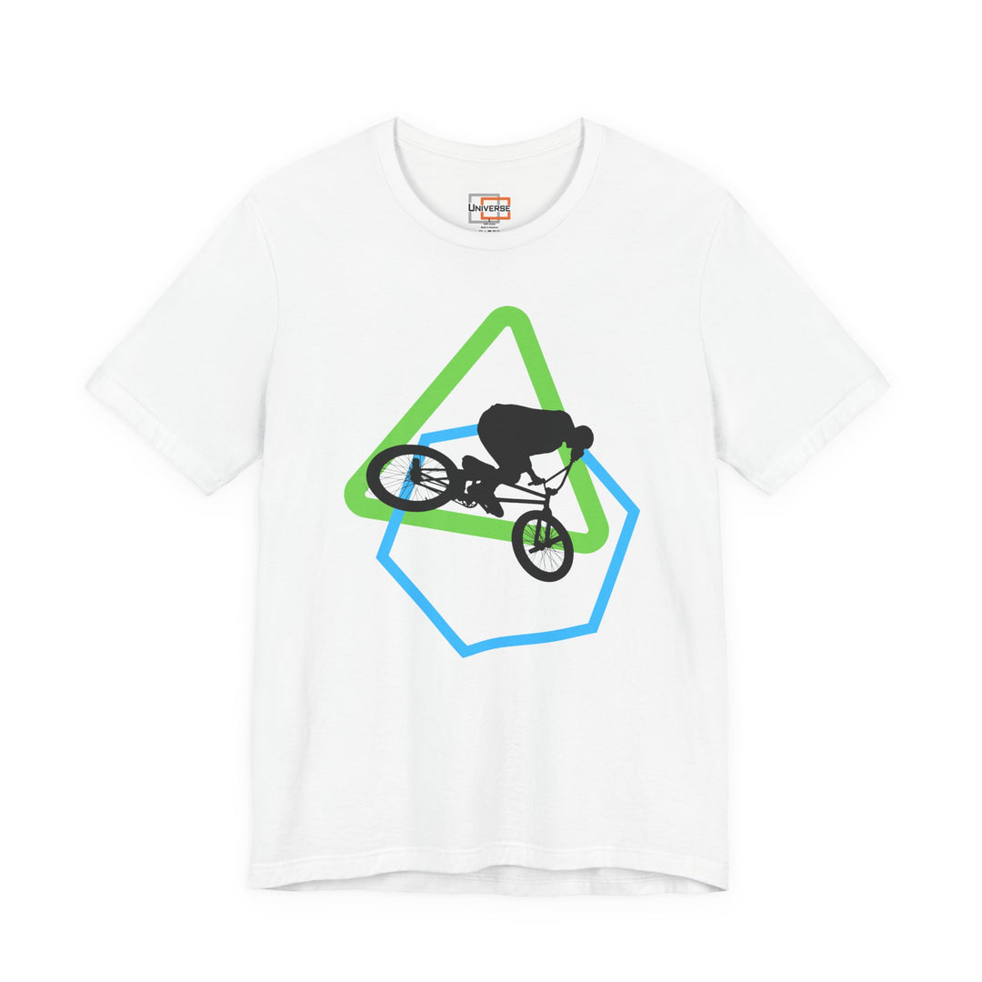 Minimal BMX Light — Unisex Graphic Tee | Universe