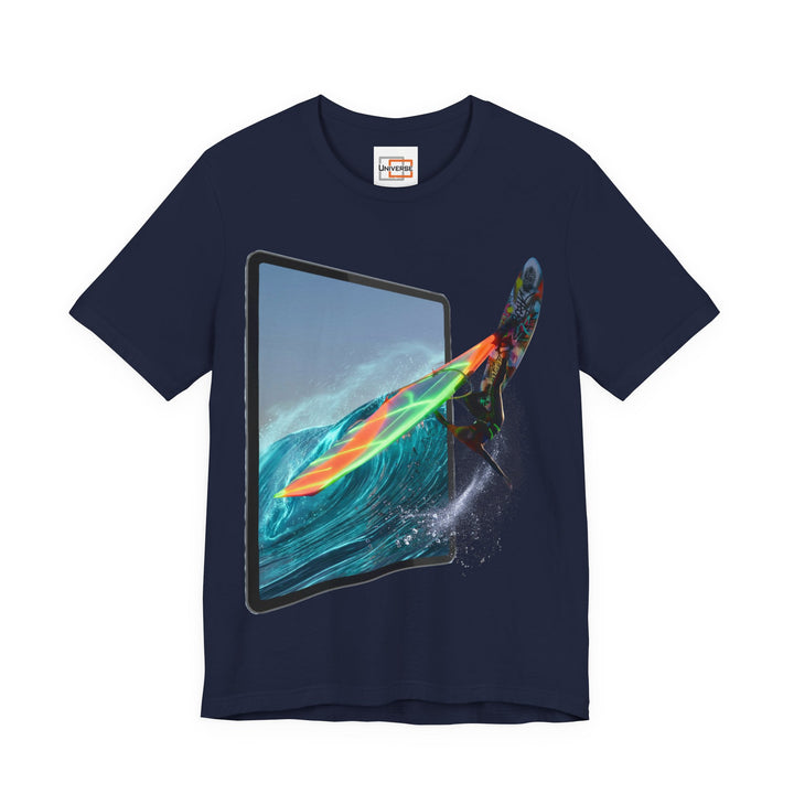 Neon Wave sailor Portal— Unisex Graphic Tee | Universe