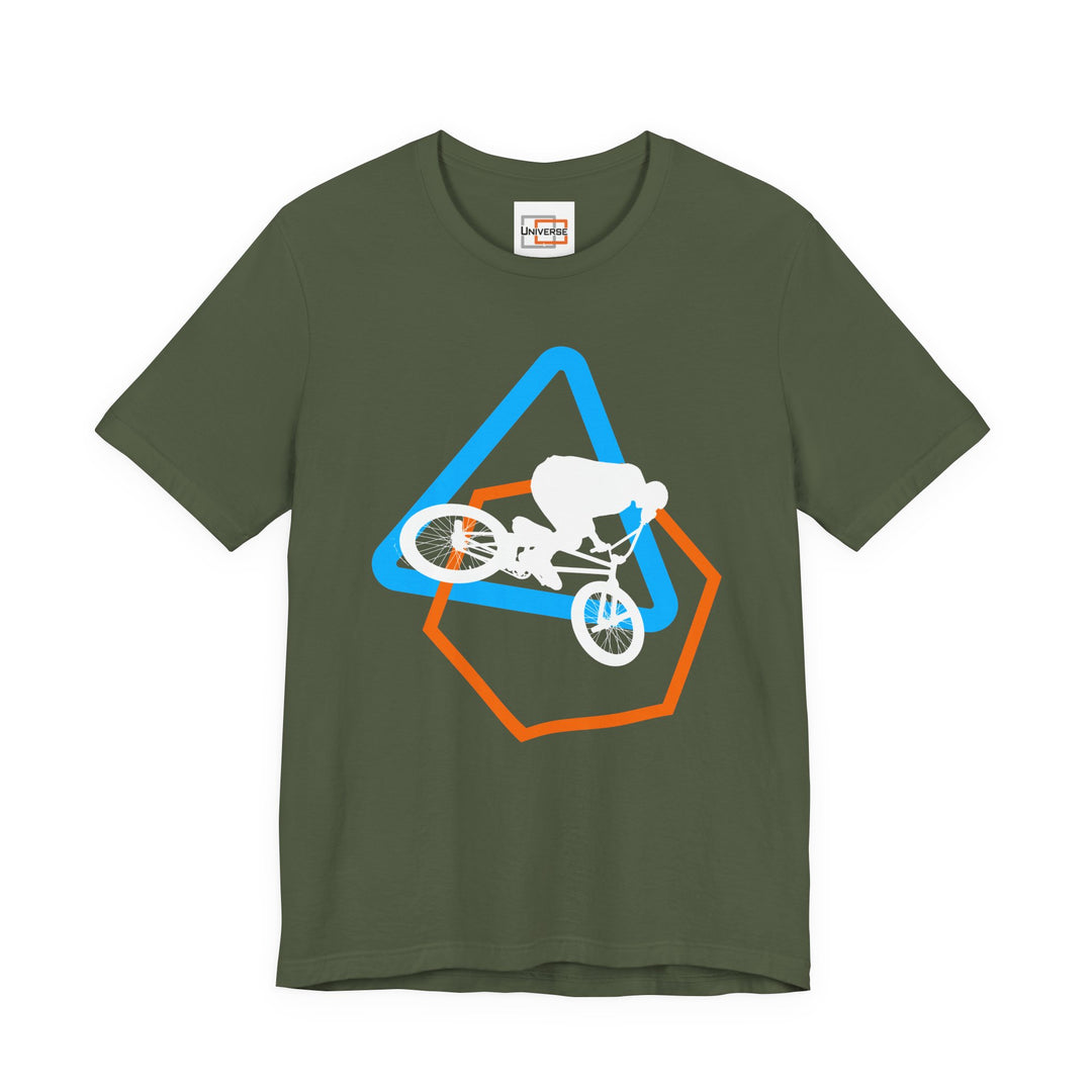 Minimal BMX Dark — Unisex Graphic Tee | Universe