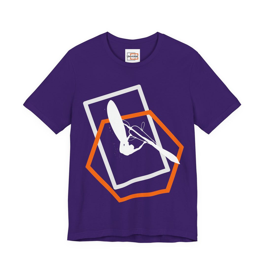 Minimal Windsurfer Dark — Unisex Graphic Tee | Universe