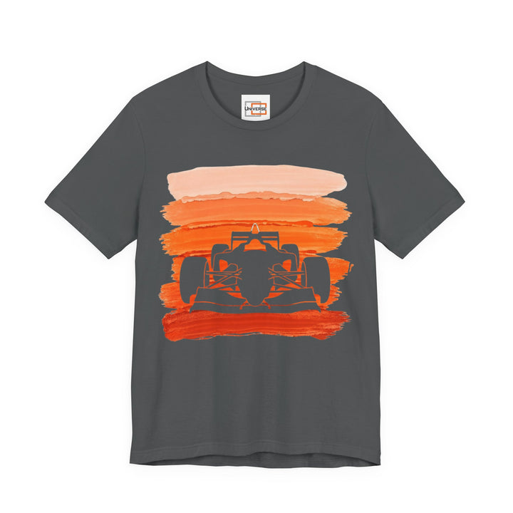 Vintage Formula Orange Stripes — Unisex Graphic Tee | Universe