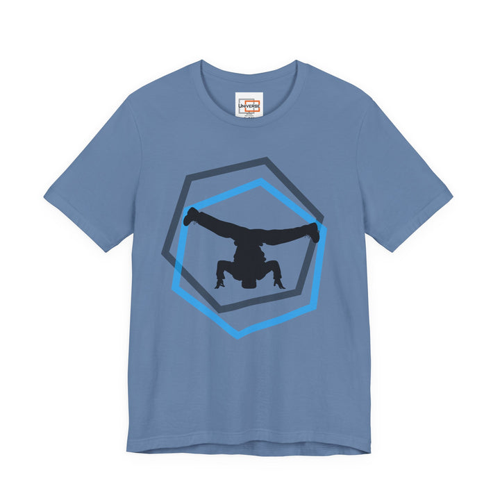 Minimal Breakdancer Light — Unisex Graphic Tee | Universe