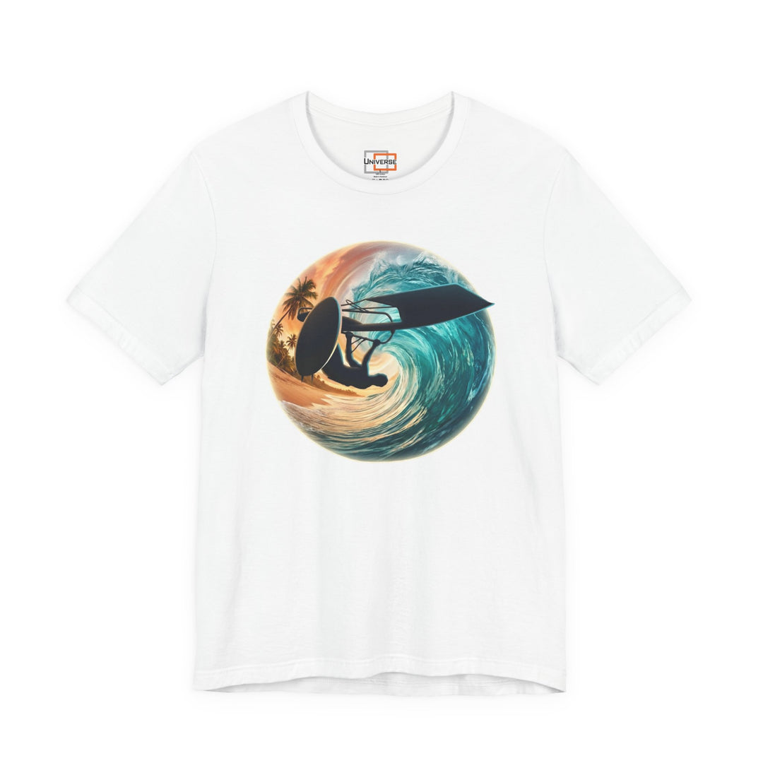 Windsurfer Wave Vortex — Unisex Graphic Tee | Universe