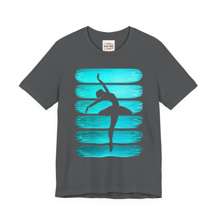 Vintage Ballerina Stripes — Unisex Graphic Tee | Universe