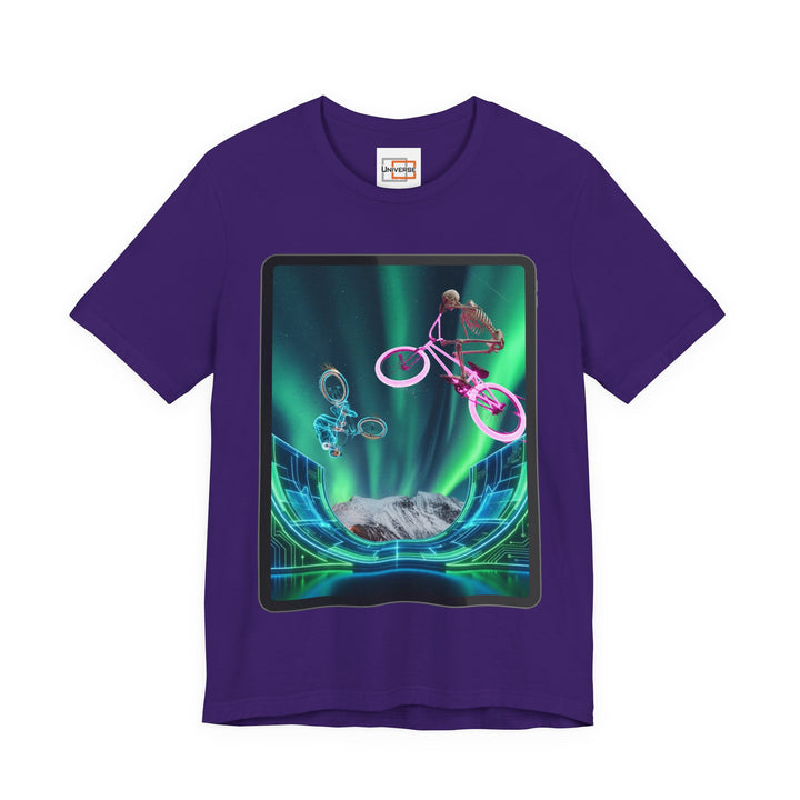 Aurora BMX Portal— Unisex Graphic Tee | Universe