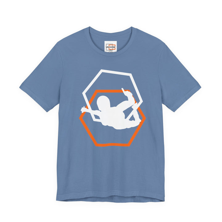 Minimal Skydiver Dark — Unisex Graphic Tee | Universe