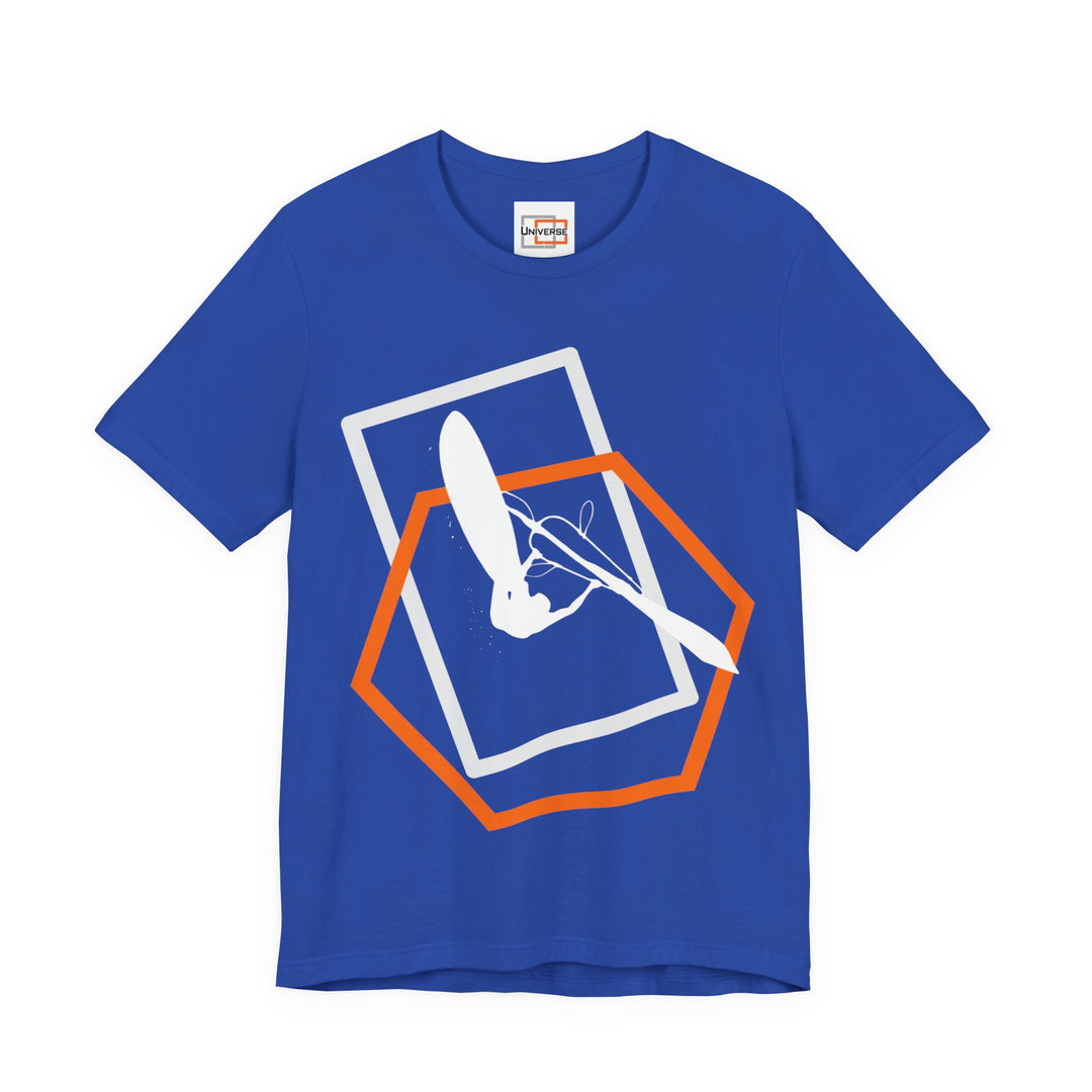 Minimal Windsurfer Dark — Unisex Graphic Tee | Universe
