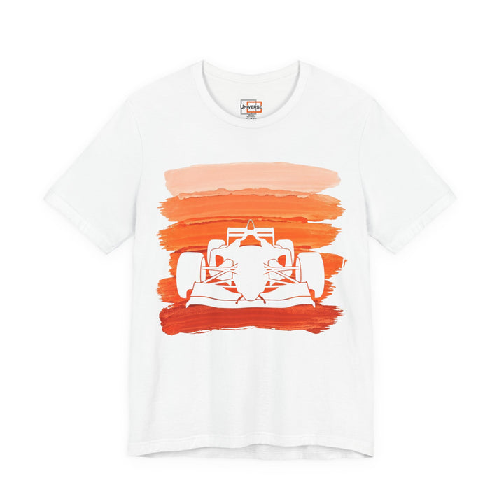 Vintage Formula Orange Stripes — Unisex Graphic Tee | Universe