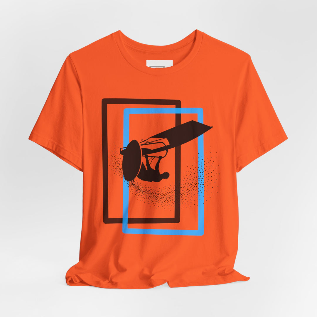 Minimal Windsurfer Light — Unisex Graphic Tee | Universe
