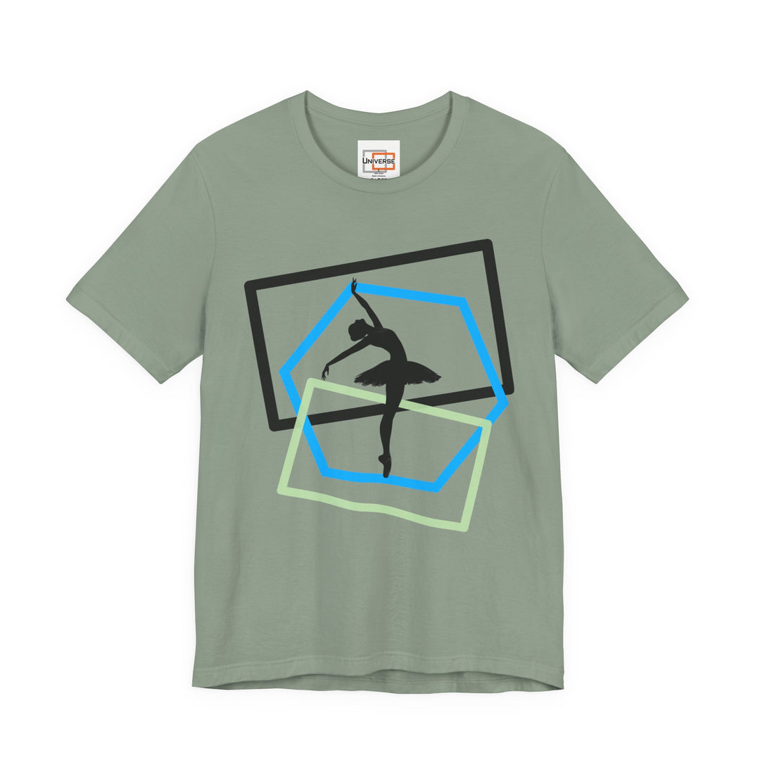 Minimal Ballerina Light — Unisex Graphic Tee | Universe