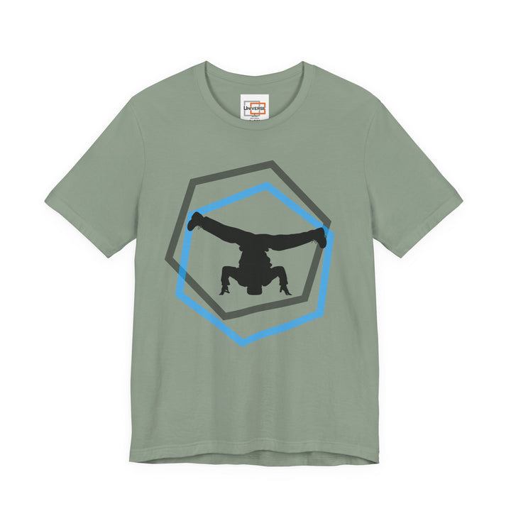 Minimal Breakdancer Light — Unisex Graphic Tee | Universe